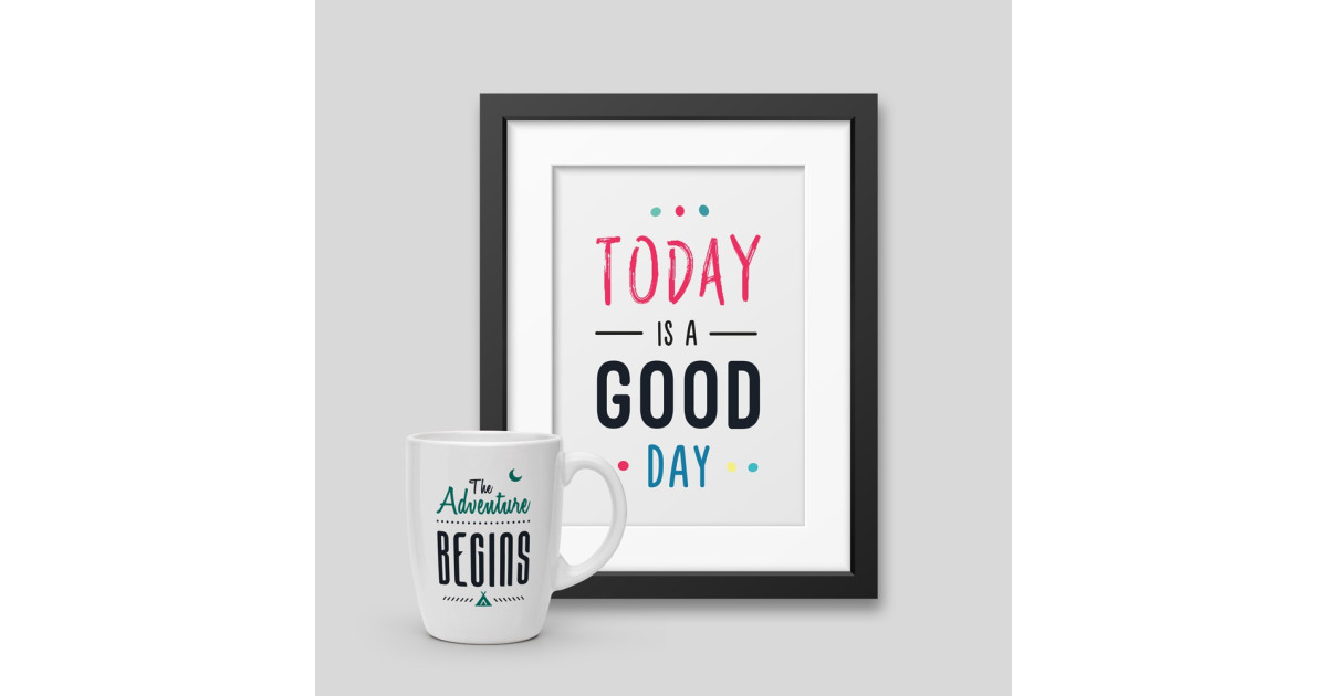Pack Mug + Framed poster